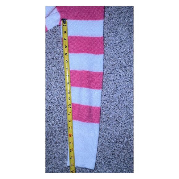 The Loft - Pink and White Striped Sweater - Women's Size Large - Picture 6 of 12